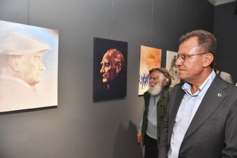 Etem Çalışkan Resim Sergisi Açılışı Gerçekleştirildi.