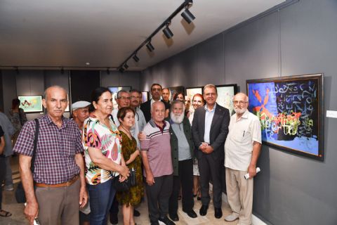 Etem Çalışkan Resim Sergisi Açılışı Gerçekleştirildi.