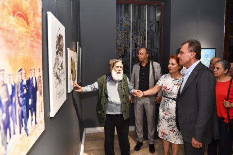 Etem Çalışkan Resim Sergisi Açılışı Gerçekleştirildi.