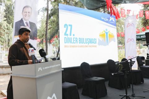 Kültür Mozaiği Kent Mersin’de, ‘Dinler Buluşması’ndan Barış ve Kardeşlik Mesajları Yükseldi